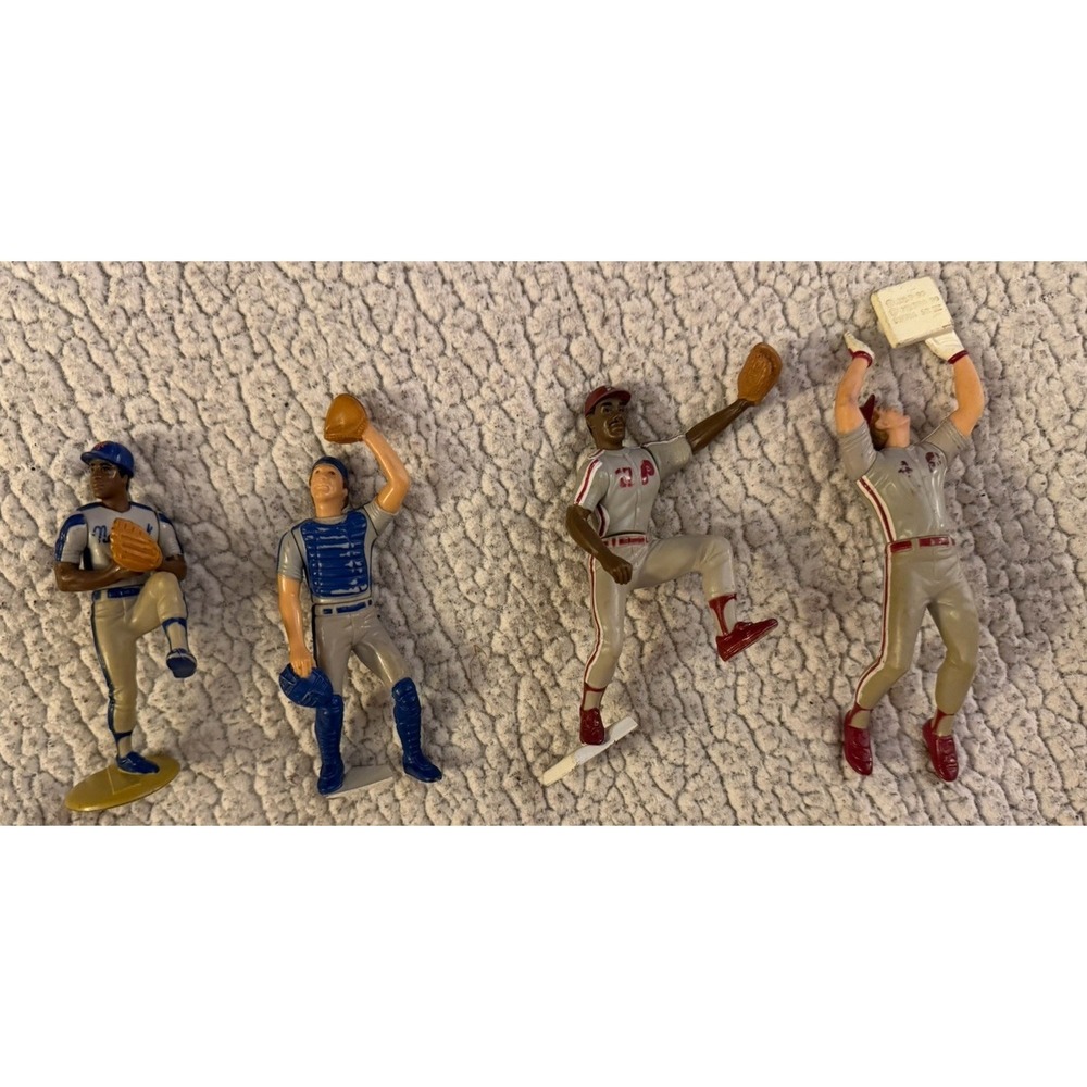 Kenner SLU 1988-89 MLB Baseball Loose Figure Lot 4 Figures Read